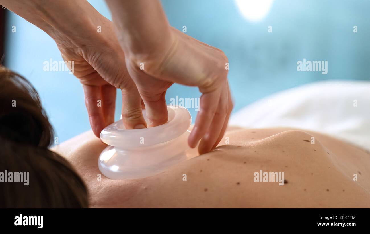 Massage, soin de relaxation Banque D'Images