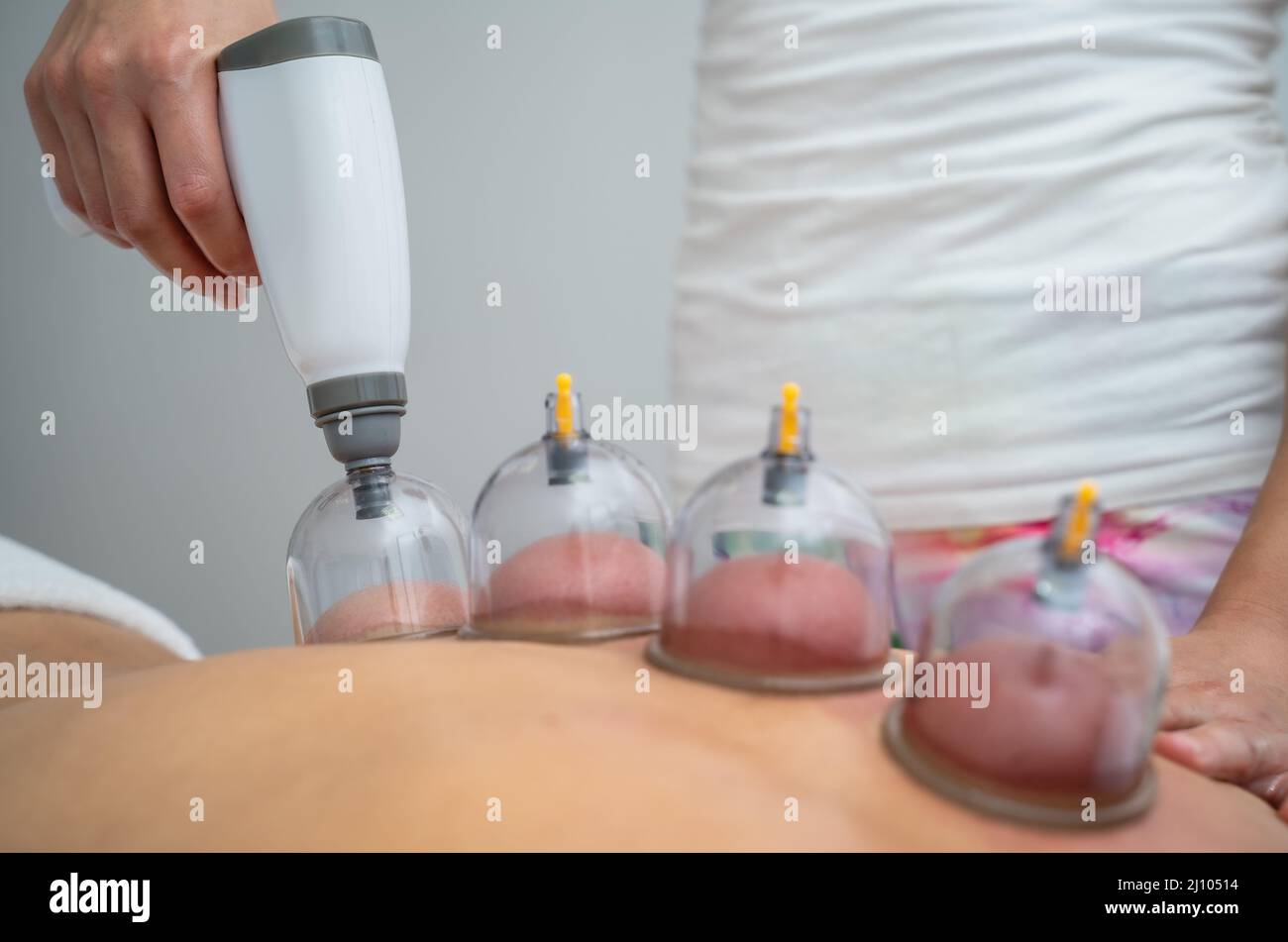 Massage, soin de relaxation Banque D'Images