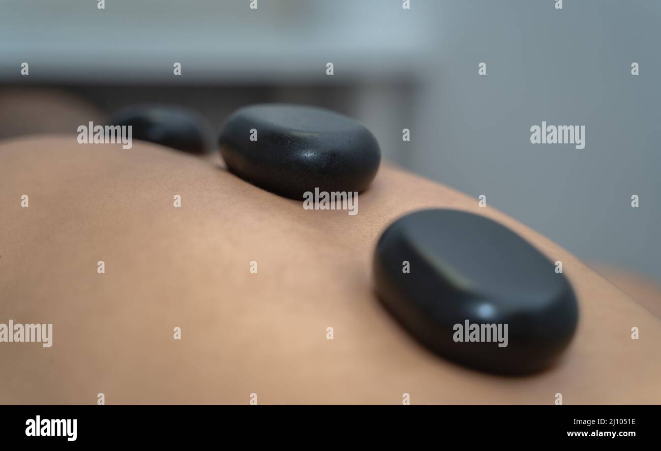 Massage, soin de relaxation Banque D'Images