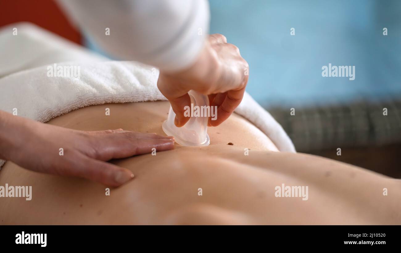 Massage, soin de relaxation Banque D'Images