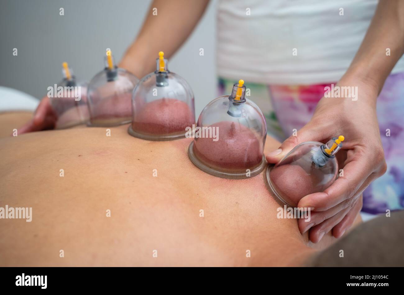 Massage, soin de relaxation Banque D'Images