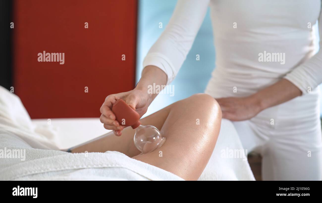 Massage, soin de relaxation Banque D'Images