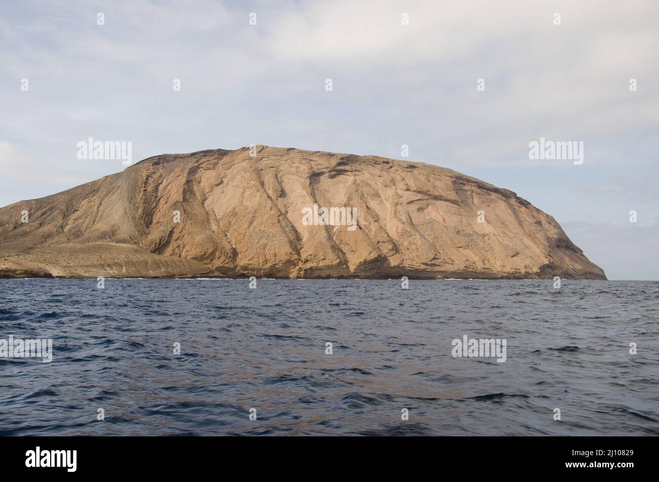 Îlot de Montana Clara. Réserve naturelle intégrale de Los Islotes. Îles Canaries. Espagne. Banque D'Images