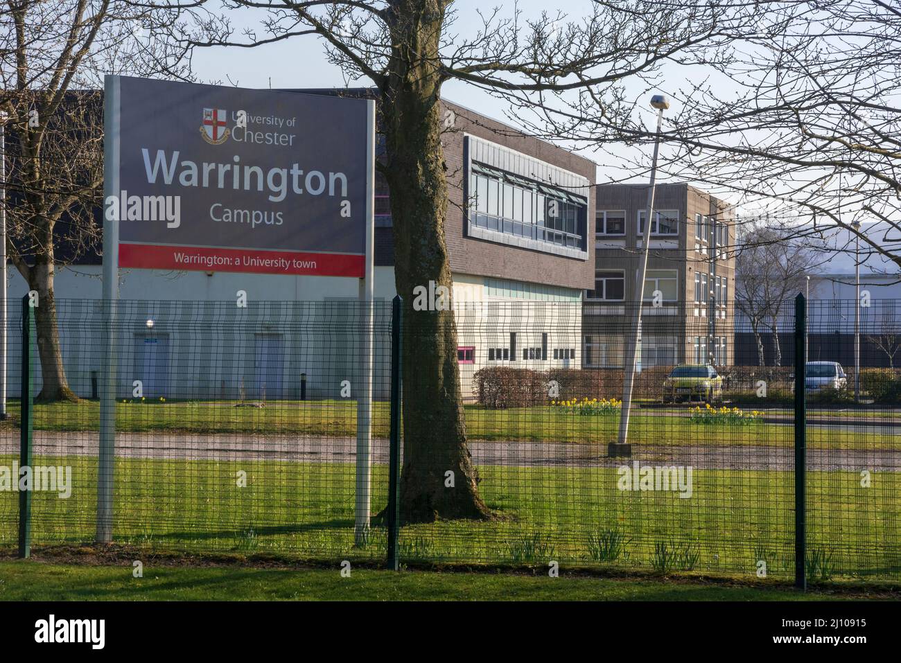Campus de l'Université de Chester Warrington à Padgate. Banque D'Images