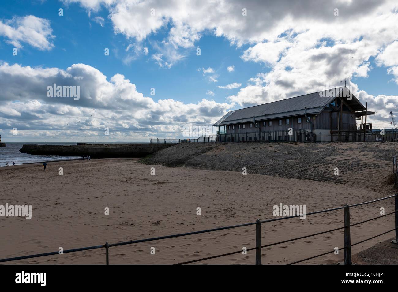 Seaham Harbour Marina, Seaham, comté de Durham, Royaume-Uni Banque D'Images
