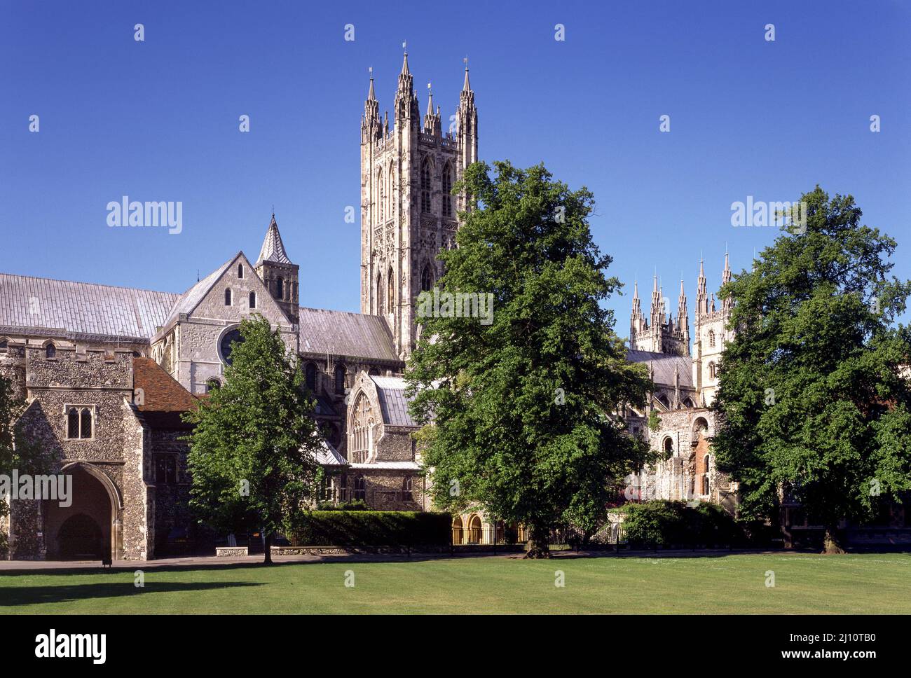 Canterbury, Kathedrale, Blick von Norden Banque D'Images