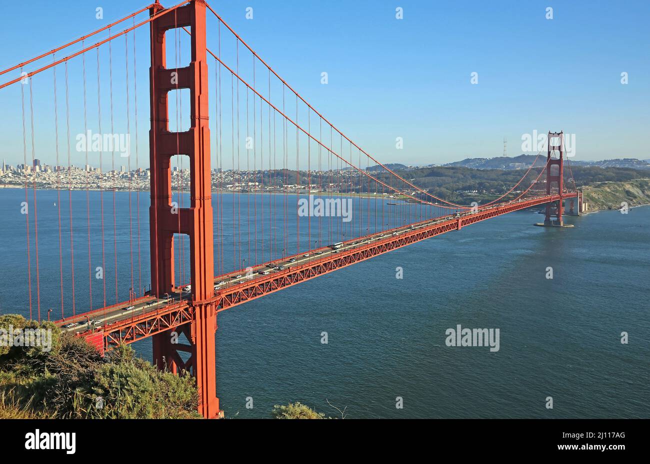 Golden Gate Bridge - Californie Banque D'Images