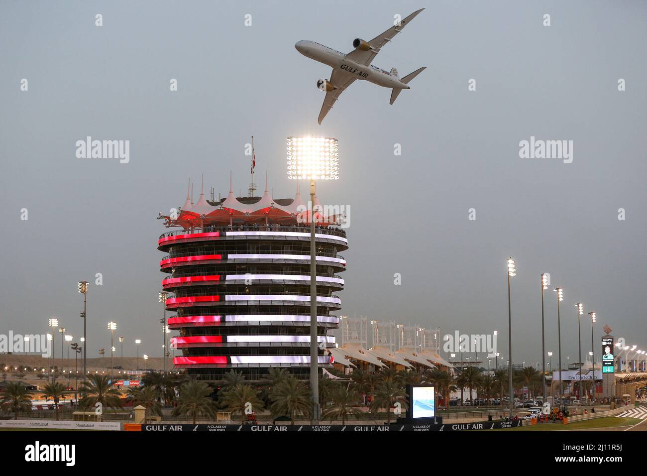 Circuit international de Bahreïn, Sakhir, Bahreïn le 20 mars 2022 avion