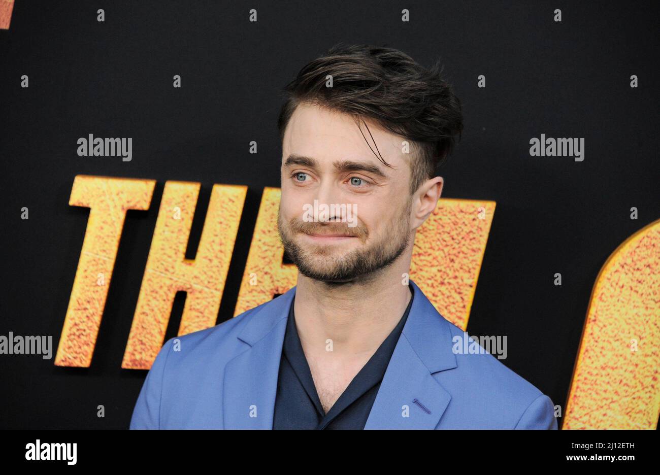 Los Angeles, Californie. 21st mars 2022. Daniel Radcliffe aux arrivées de LA première DE LOST CITY, Regency Village Theatre, Los Angeles, CA 21 mars 2022. Crédit : Elizabeth Goodenough/Everett Collection/Alay Live News Banque D'Images