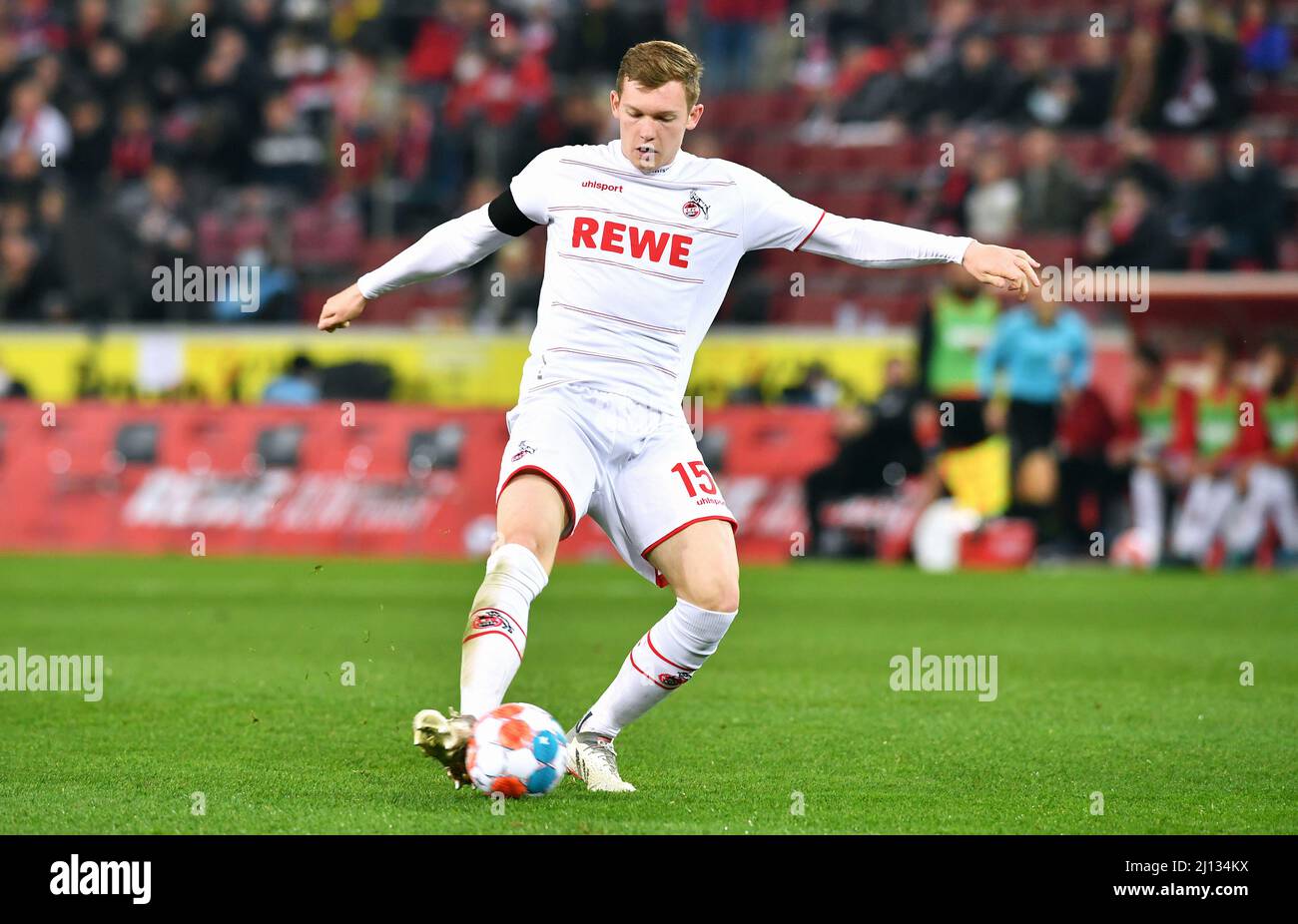 Bundesliga, Rhein Energie Stadium Cologne: 1. FC Köln contre Borussia Dortmund ; Luca Kilian Banque D'Images