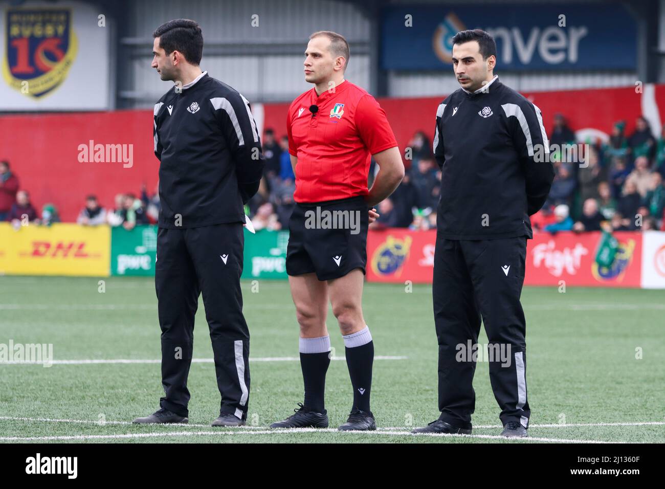 20th mars 2022, Cork, Irlande : match des six Nations de moins de 20 ans entre l'Irlande (59) et l'Écosse (5) à Musgrave Park. Banque D'Images