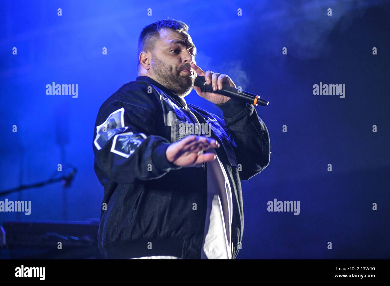 Coby. Concert du nouvel an de Belgrade 2021-2022. Serbie Banque D'Images