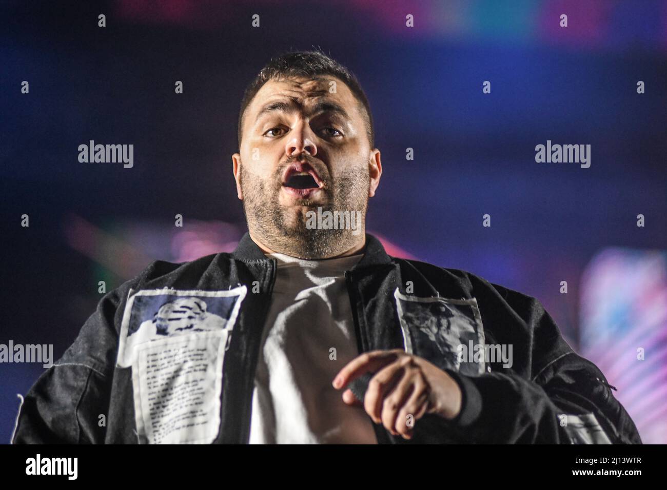 Coby. Concert du nouvel an de Belgrade 2021-2022. Serbie Banque D'Images