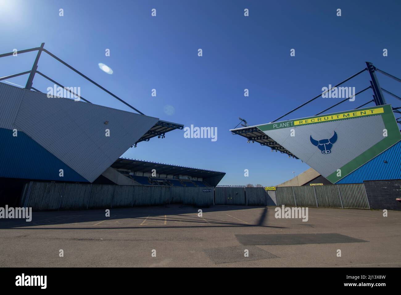 Le Kassam Stadium accueille le club de football Oxford United au Royaume-Uni Banque D'Images