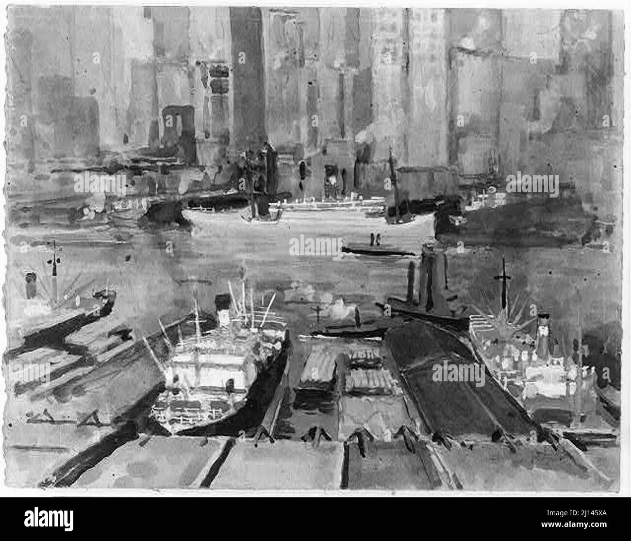 Œuvres d'art millésime de New york Banque D'Images