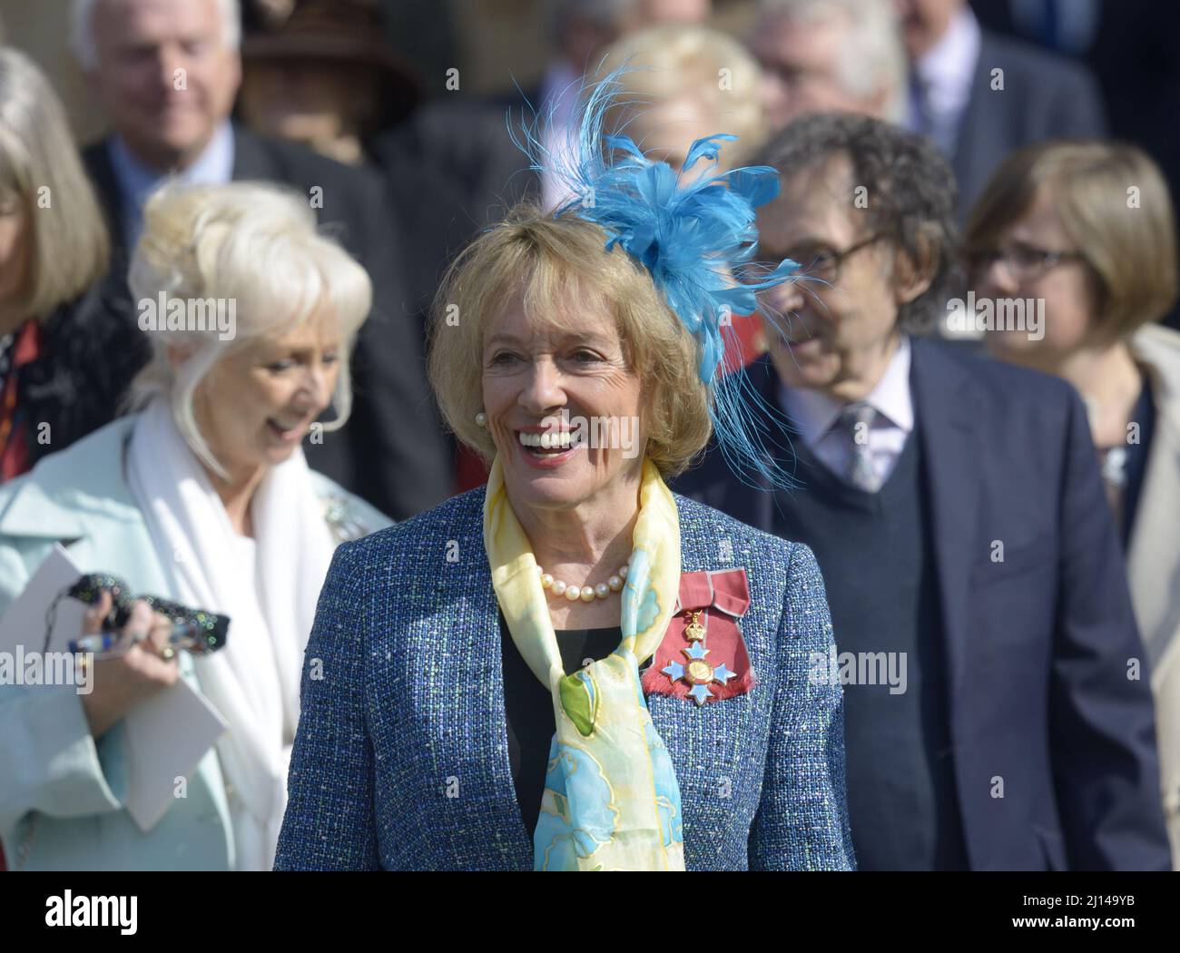 Dame Esther Rantzen - journaliste et présentatrice à la télévision - au service commémoratif de Dame Vera Lynn à l'abbaye de Westminster, le 21st mars 2022 Banque D'Images