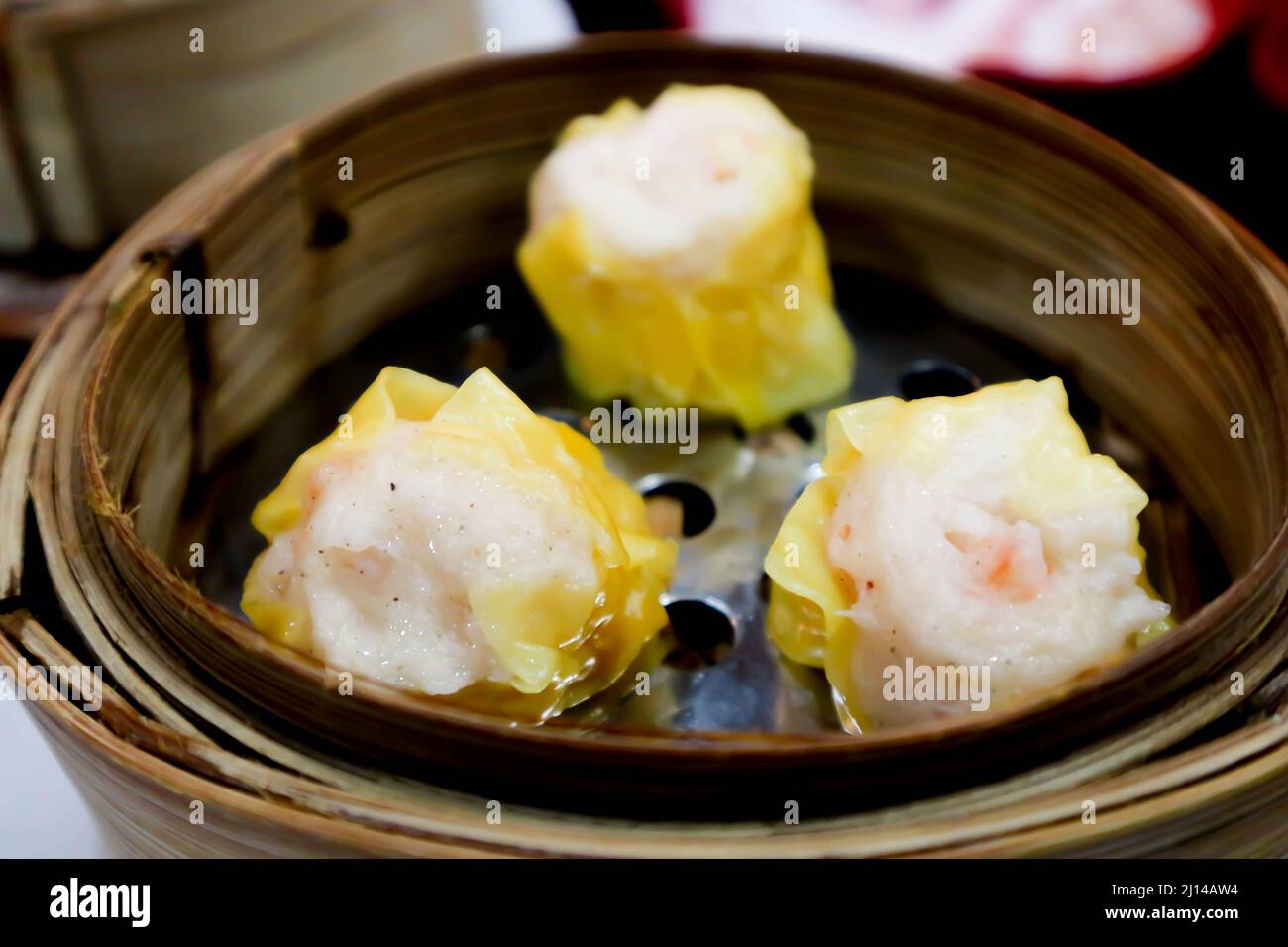 Boulettes chinoises ou boulettes chinoises cuites à la vapeur ou dim sum Banque D'Images