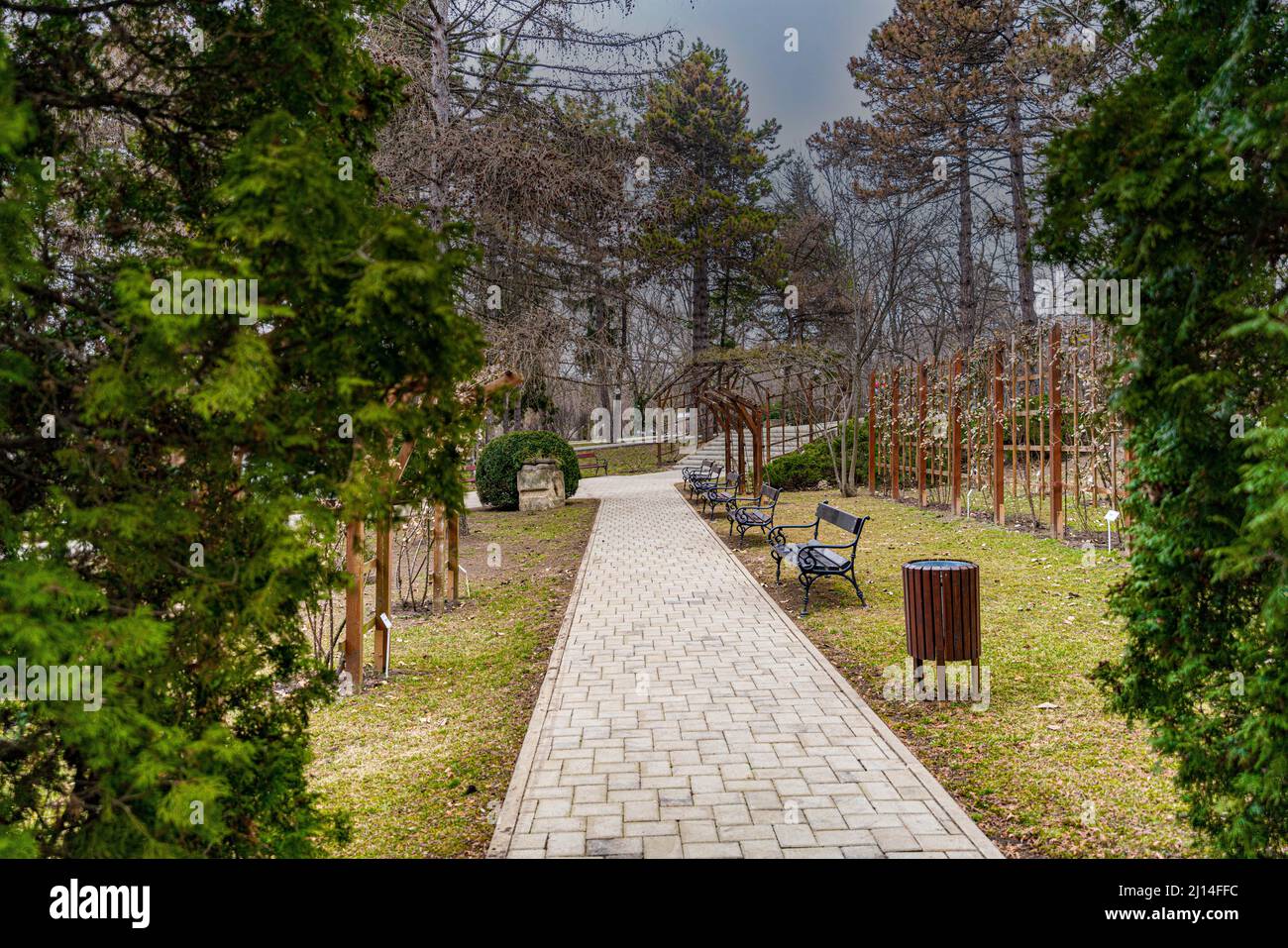 Photos du jardin botanique Iasi Roumanie Banque D'Images