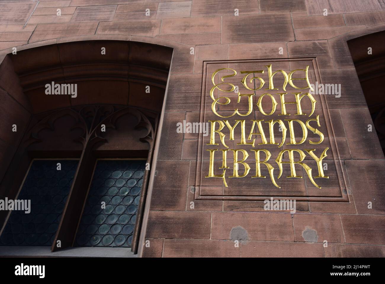 John Rylands Library, Manchester Banque D'Images