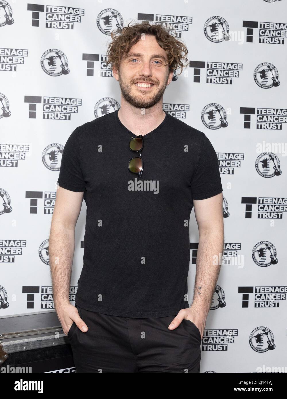 Sean Walsh pose des coulisses pendant le concert Teenage cancer Trust, Royal Albert Hall, Londres. Date de la photo: Mardi 22 mars 2022. Banque D'Images