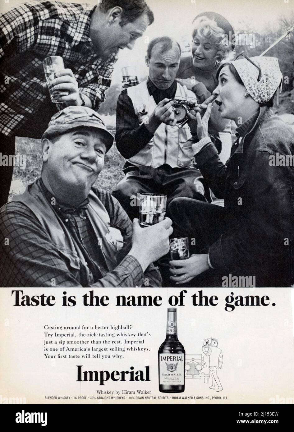 Vintage 4 août 1969 publicité « ports Illustrated », États-Unis Banque D'Images