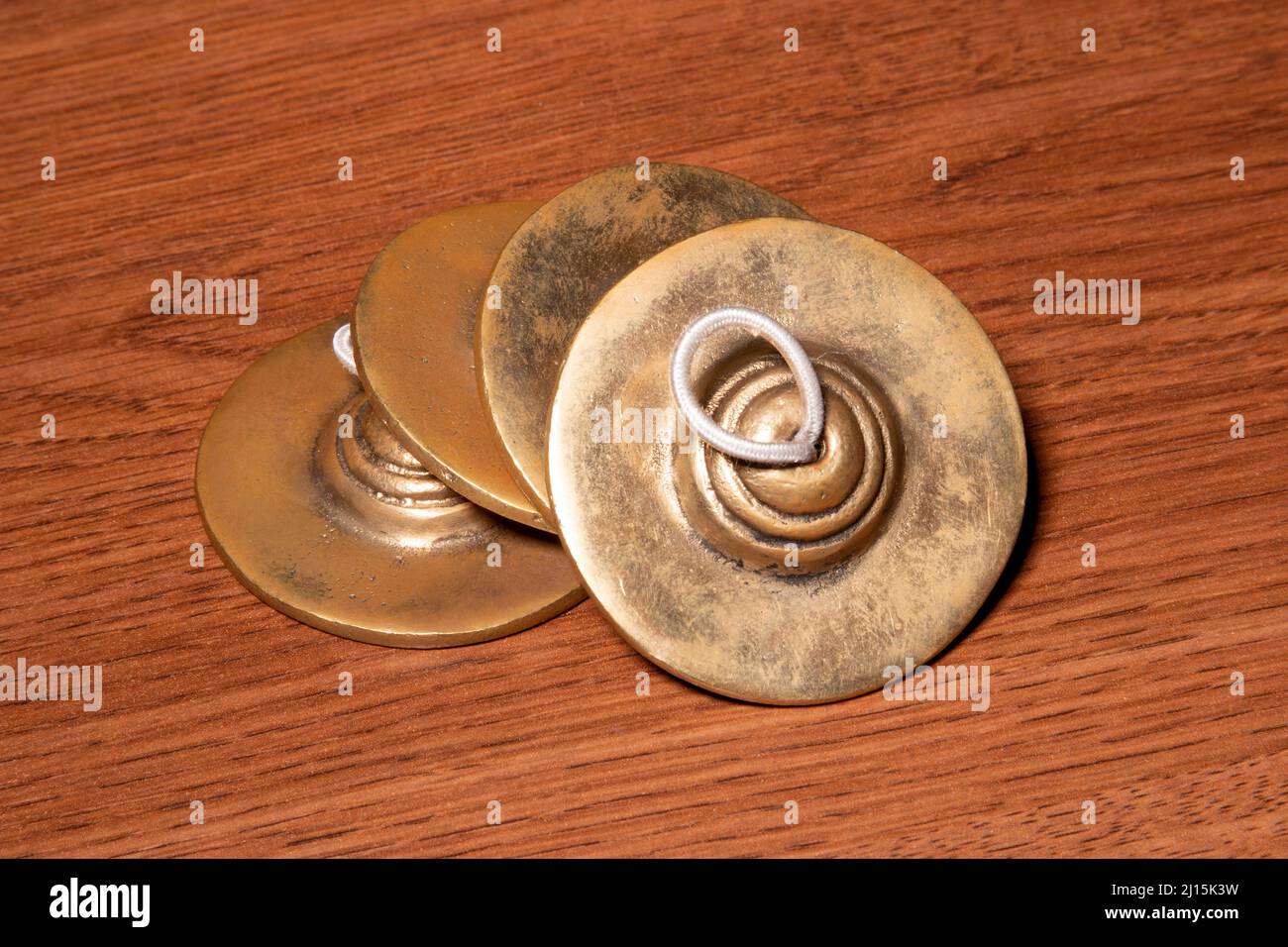 Zills - cymbales de doigt Banque D'Images