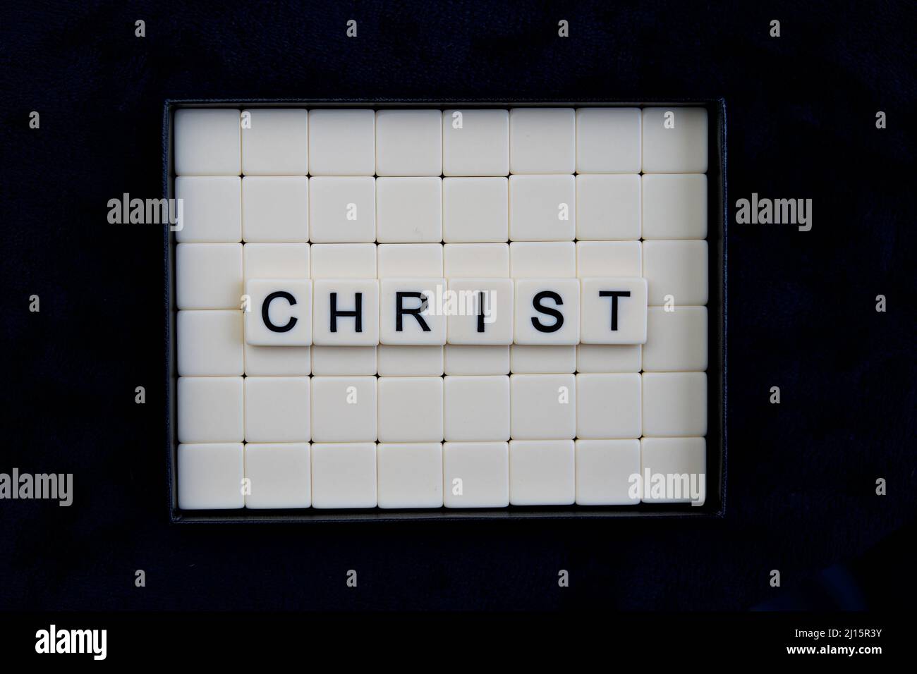 Christ : mots composés de combinaisons de lettres Banque D'Images