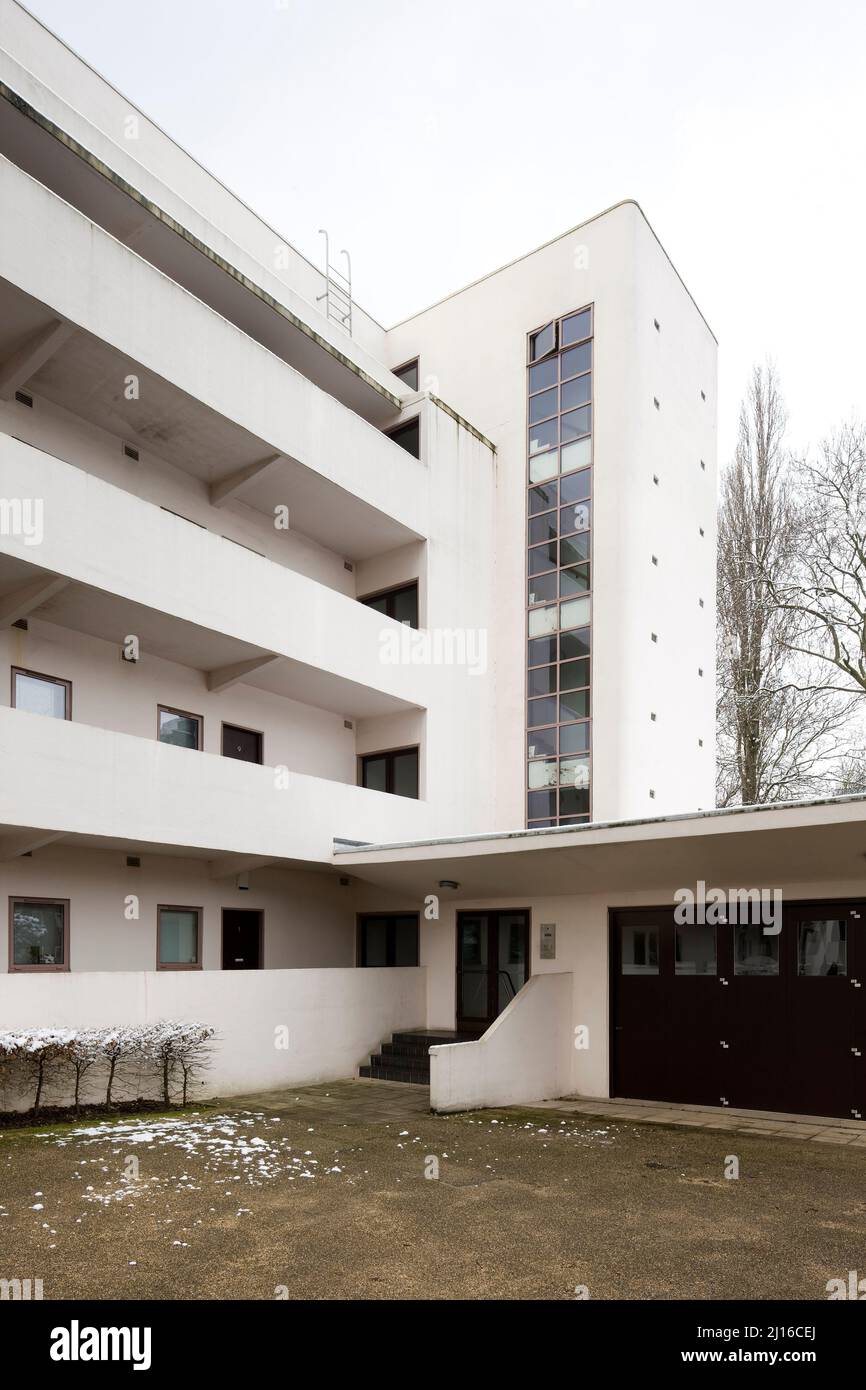 1933-1934 von Wells Coates für Molly et Jack Pritchard erbaut. Hotel-Pension im Stil der Weißen moderne. Walter Gropius, Marcel Breuer, Agatha Chr Banque D'Images