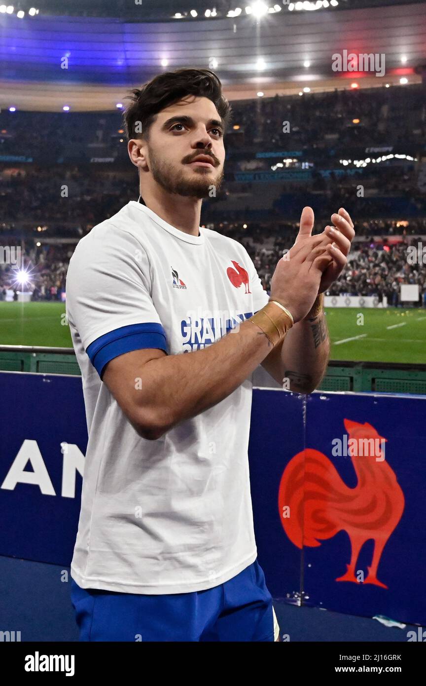 Julien Mattia / le Pictorium - France - Angleterre rugby - 20/3/2022 - France / Ile-de-France (région) / Paris - victoire du XV de France contre Banque D'Images