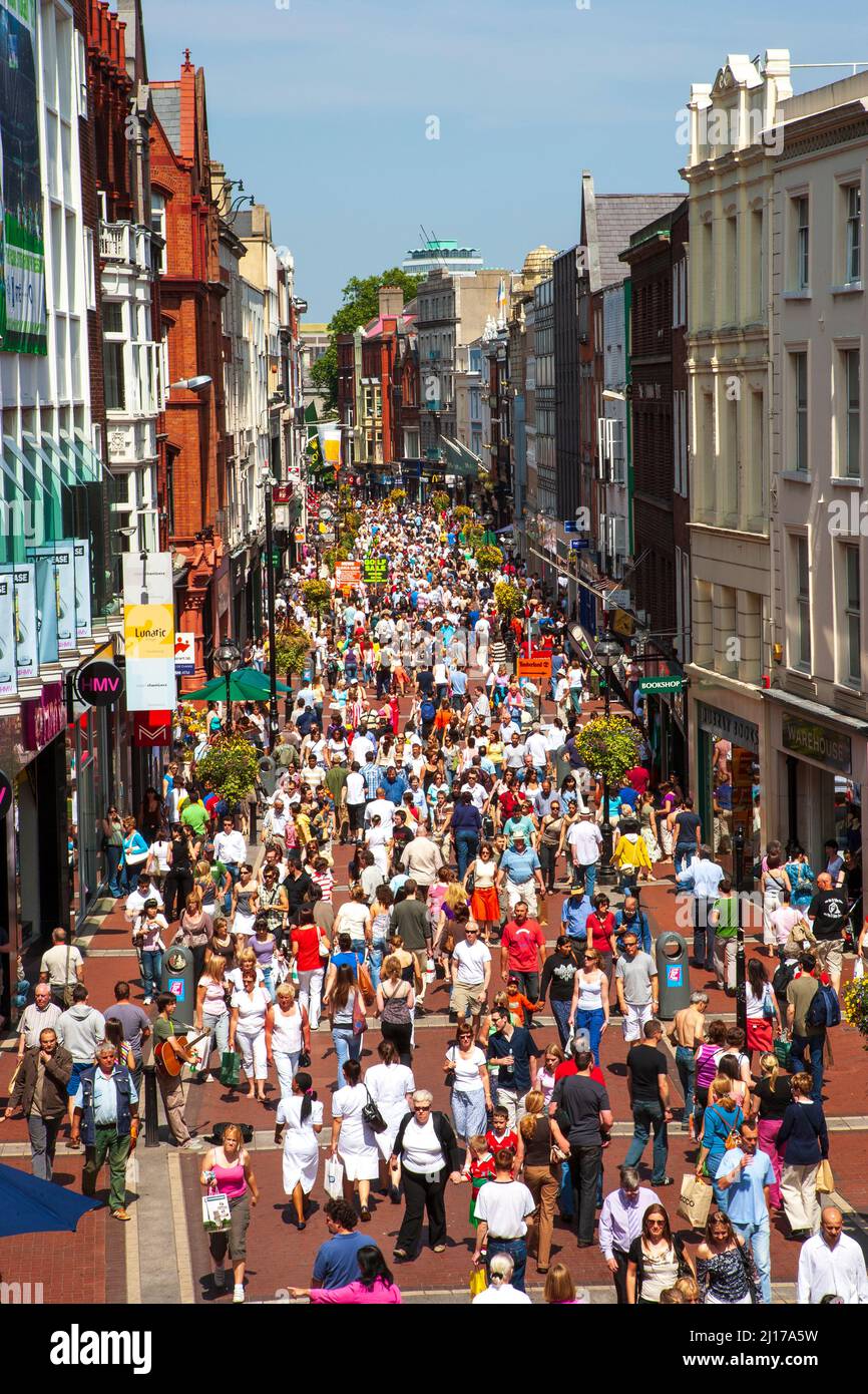 grafton street Banque D'Images