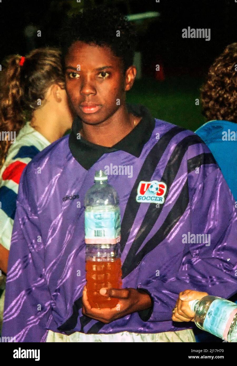 Briana Scurry au tournoi de football féminin CONCACAF 1994 Banque D'Images