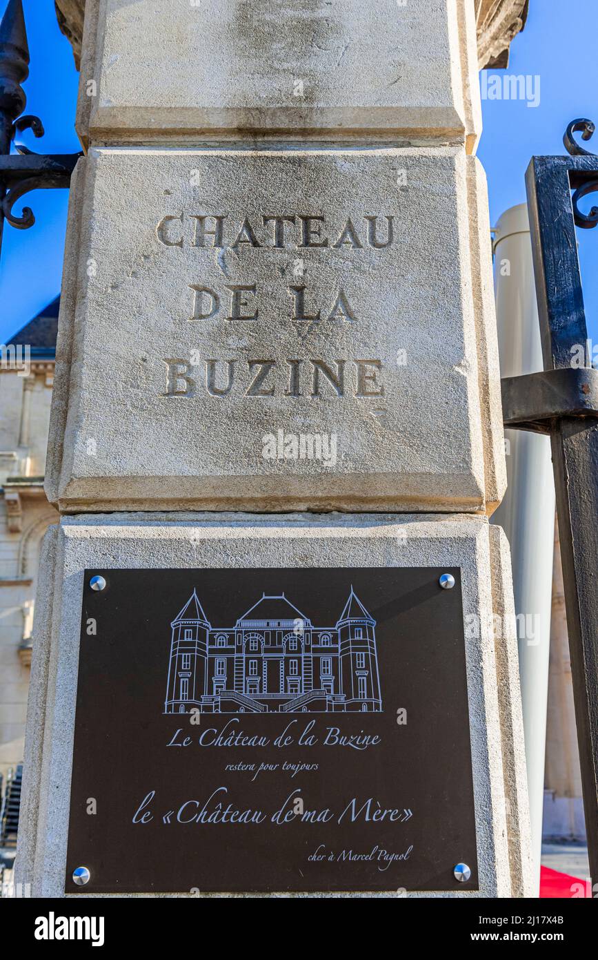 Parc du chateau de la buzine Banque de photographies et d’images à ...