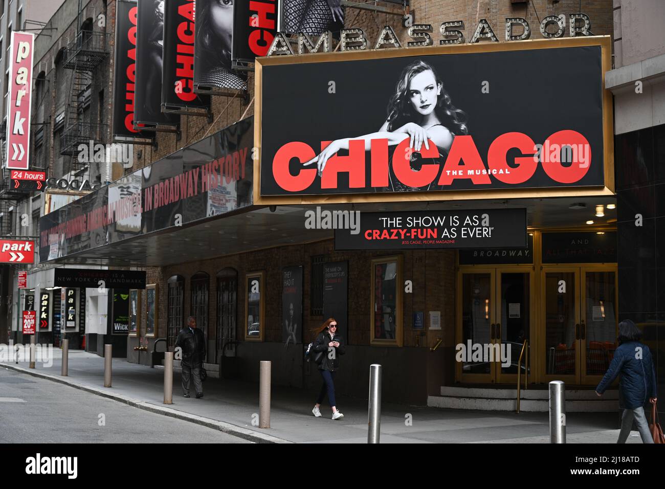 « Chicago » sur Broadway au Ambassador Theatre le 23 mars 2022 à New York. Banque D'Images