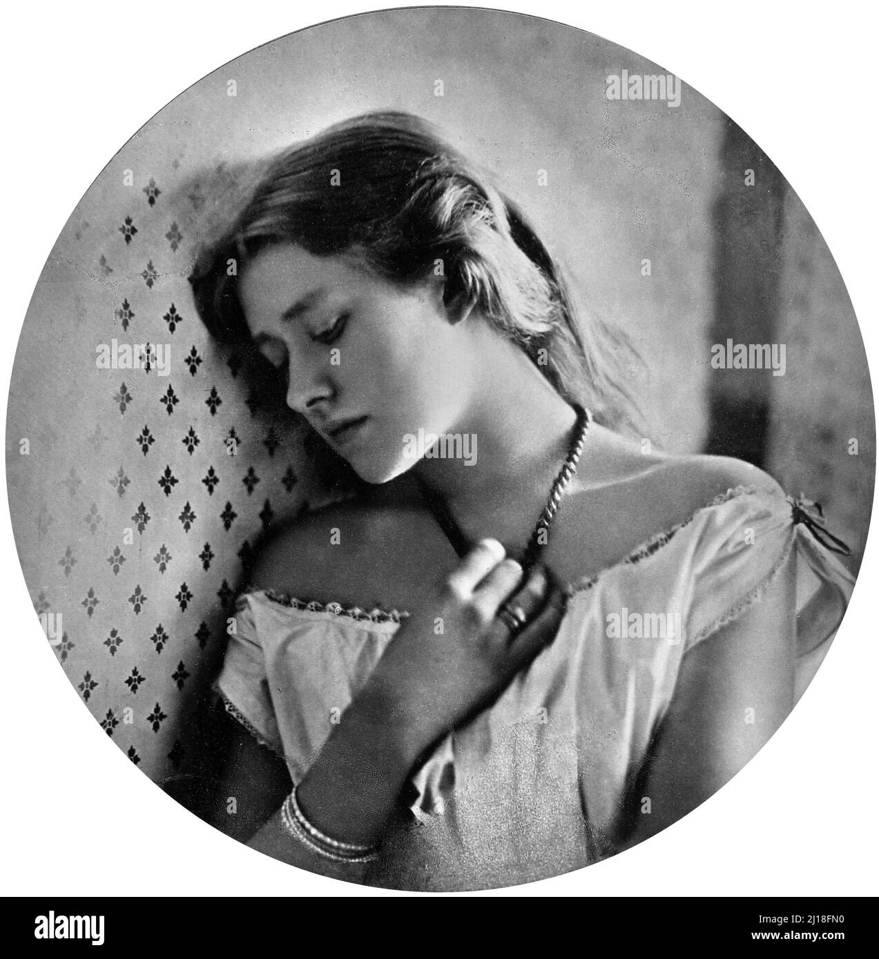 Ellen Terry à l'âge de seize ans par Julia Margaret Cameron, 1864 Banque D'Images