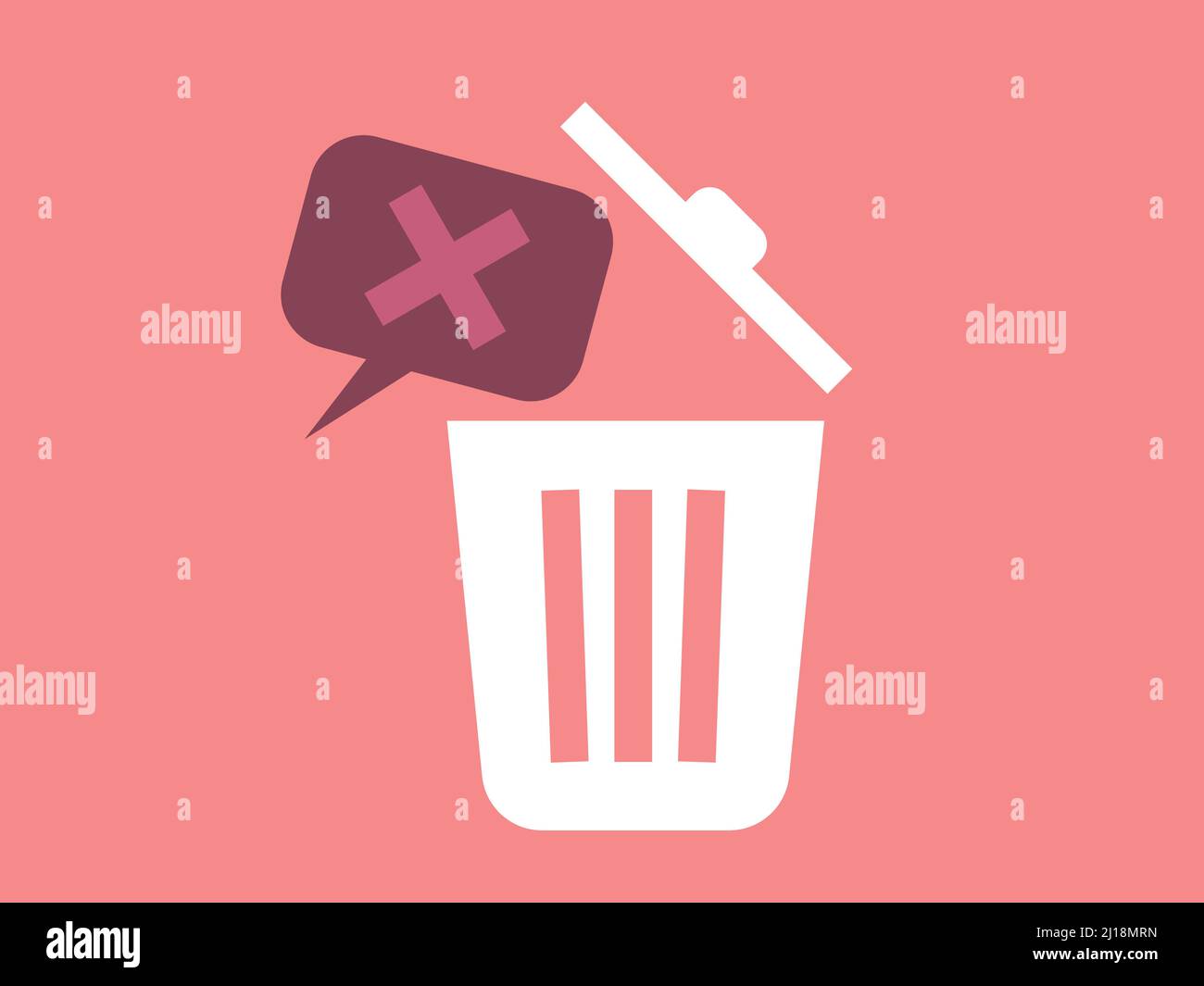 Ne croyez pas de fausses informations, signe de propagande. Icône de vérification des faits. Illustration d'informations fiables. Illustration de Vecteur