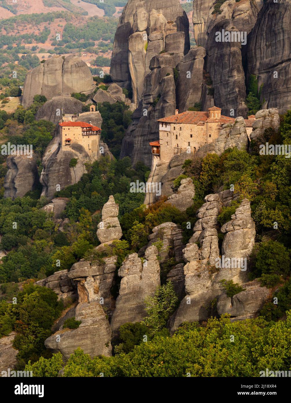 Monastères des Météores, Grèce Banque D'Images