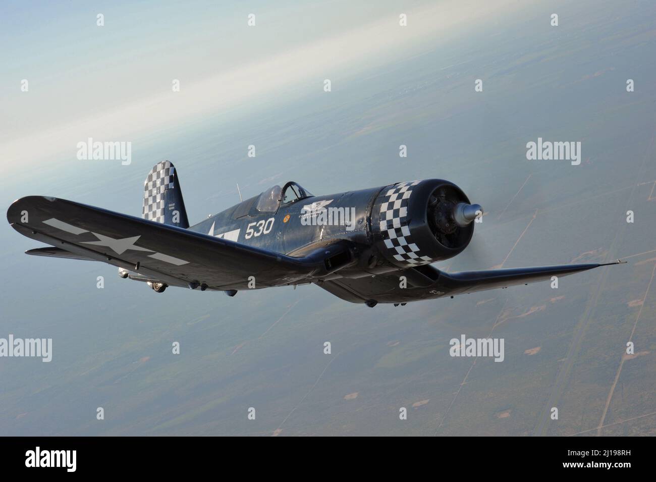 Les avions de chasse de la Seconde Guerre mondiale Vought, utilisés par les Marines et la Marine des États-Unis et de nombreux autres pays alliés. Banque D'Images