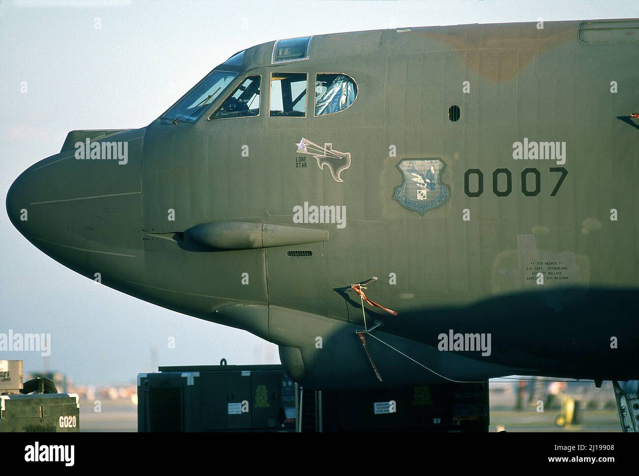 Boeing B-52 bombardier à longue portée Stratofortress construit par Boeing aux États-Unis. Banque D'Images
