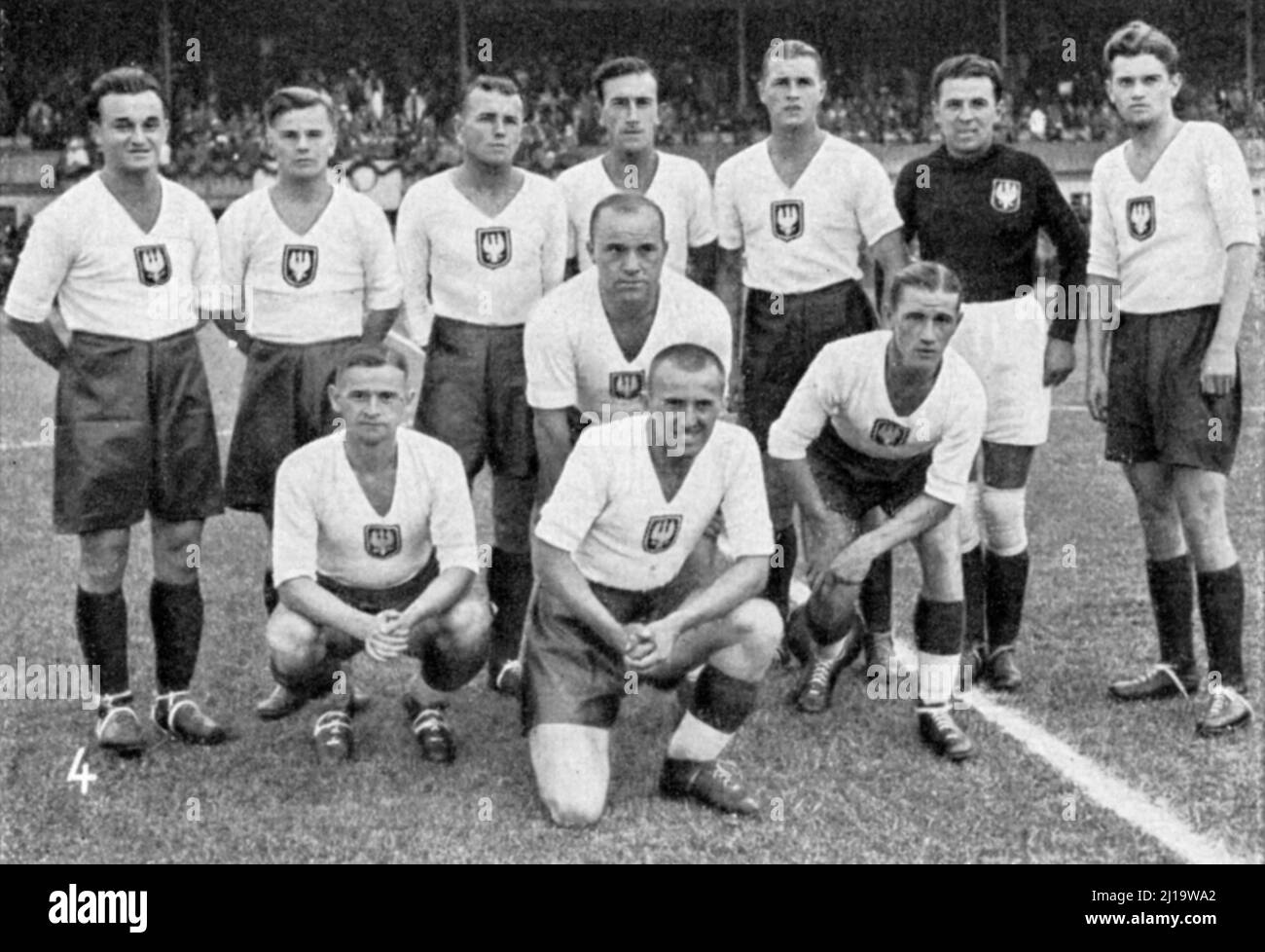 Football, équipe de football de Pologne Banque D'Images