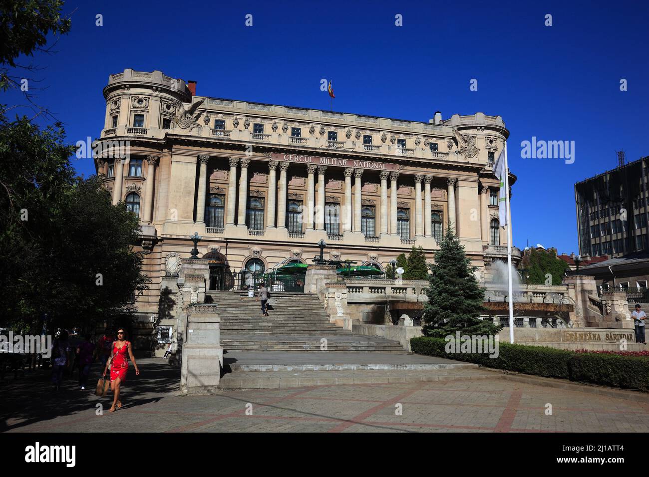 Cercul Militar National, Offizierskasino, Bucarest, Rumänien / Cercul Militar National, Mess des officiers, Bucarest, Roumanie (Aufnahmedatum kann abwei Banque D'Images