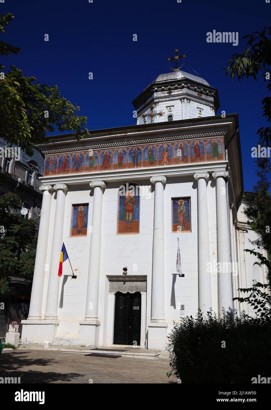 Saint-Dumitru kirche in der Altstadt von Bukarest, Rumänien / Église Saint-Dumitru dans la vieille ville de Bucarest, Roumanie (Aufnahmedatum kann abweichen) Banque D'Images