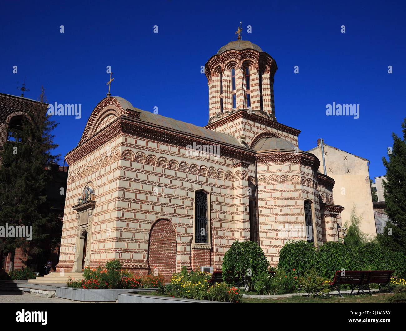 Biserica Domneasca, Alte Fürstenkirche, l'Annonciation Sant Anthony, älteste Kirche von Bukarest, Rumänien / Biserica Domneasca, Chur de l'ancien prince Banque D'Images