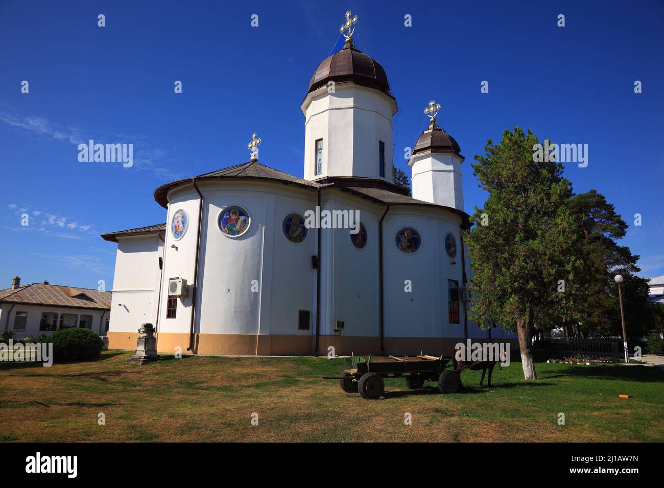 Kloster Tiganesti BEI Ciolpani, Snagov, Große Walachei, Monastère Rumänien / Tiganesti près de Ciolpani, Snagov, Grande Valachie, Roumanie (Aufnahmedatu Banque D'Images