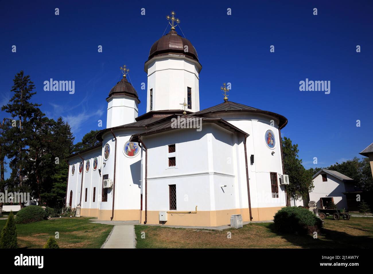 Kloster Tiganesti BEI Ciolpani, Snagov, Große Walachei, Monastère Rumänien / Tiganesti près de Ciolpani, Snagov, Grande Valachie, Roumanie (Aufnahmedatu Banque D'Images