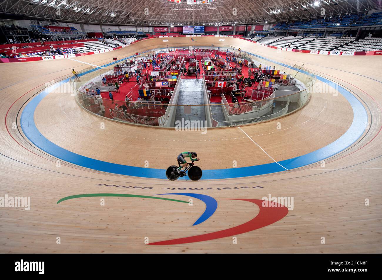 Tokyo 2020 Cyclisme sur piste paralympique, jour 3 Banque D'Images