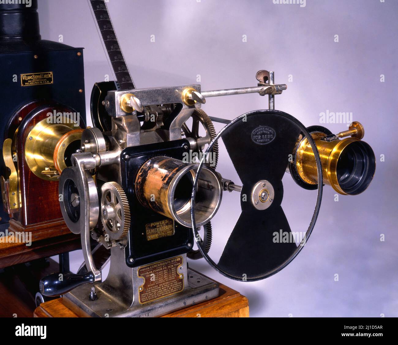 Projecteur Kodak 35mm du début des années 1900 Banque D'Images