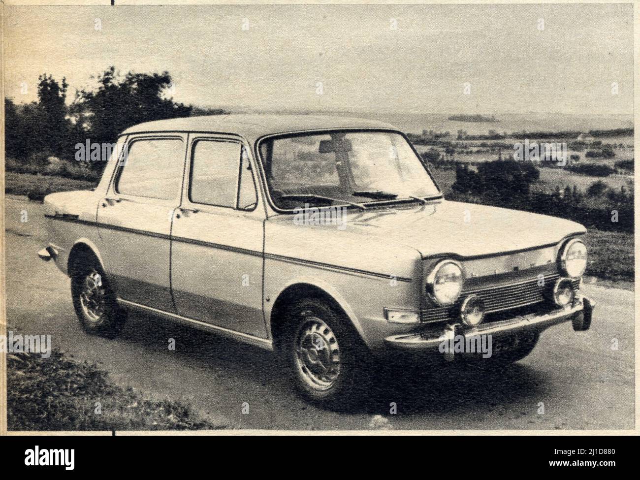 LA SIMCA 1000 SPÉCIAL. 1969 Banque D'Images