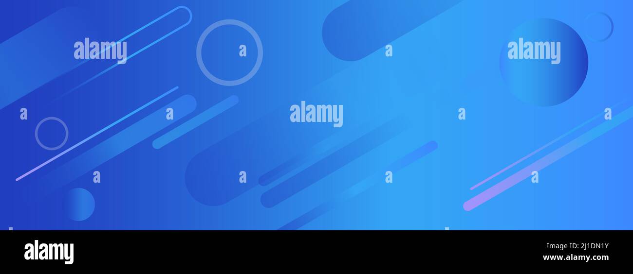 Papier peint bleu abstrait pour un motif moderne en forme de ppt et de bannière Banque D'Images