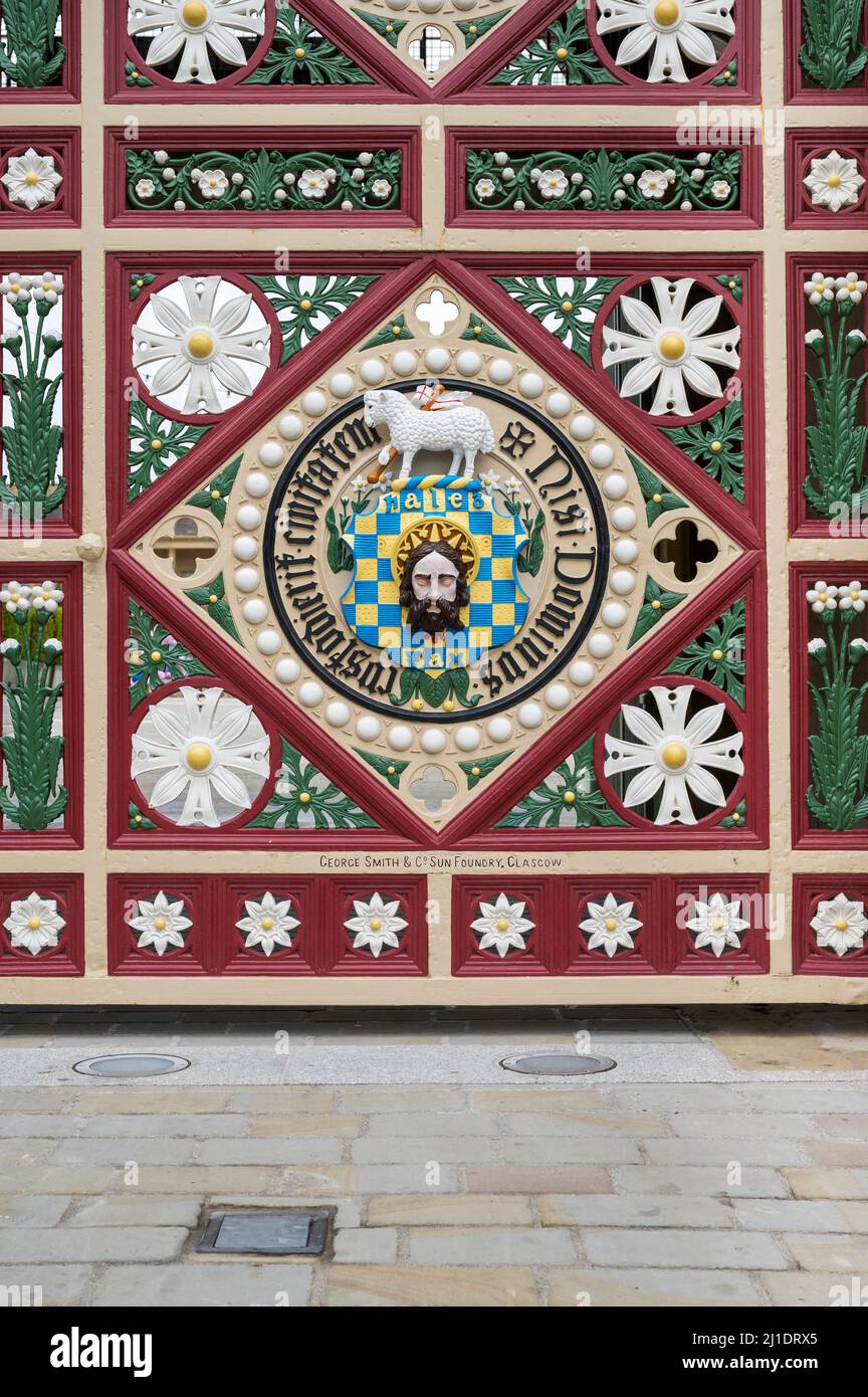 The Piece Hall à Halifax, dans le Yorkshire, en Angleterre Banque D'Images