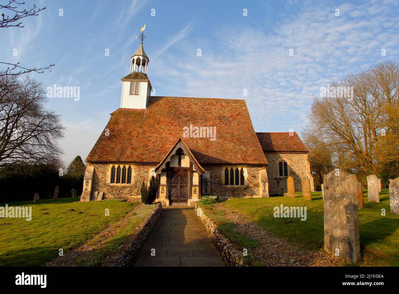Eglise St Simon et St Jude, Quendon, près de Saffron Walden, Essex. Banque D'Images